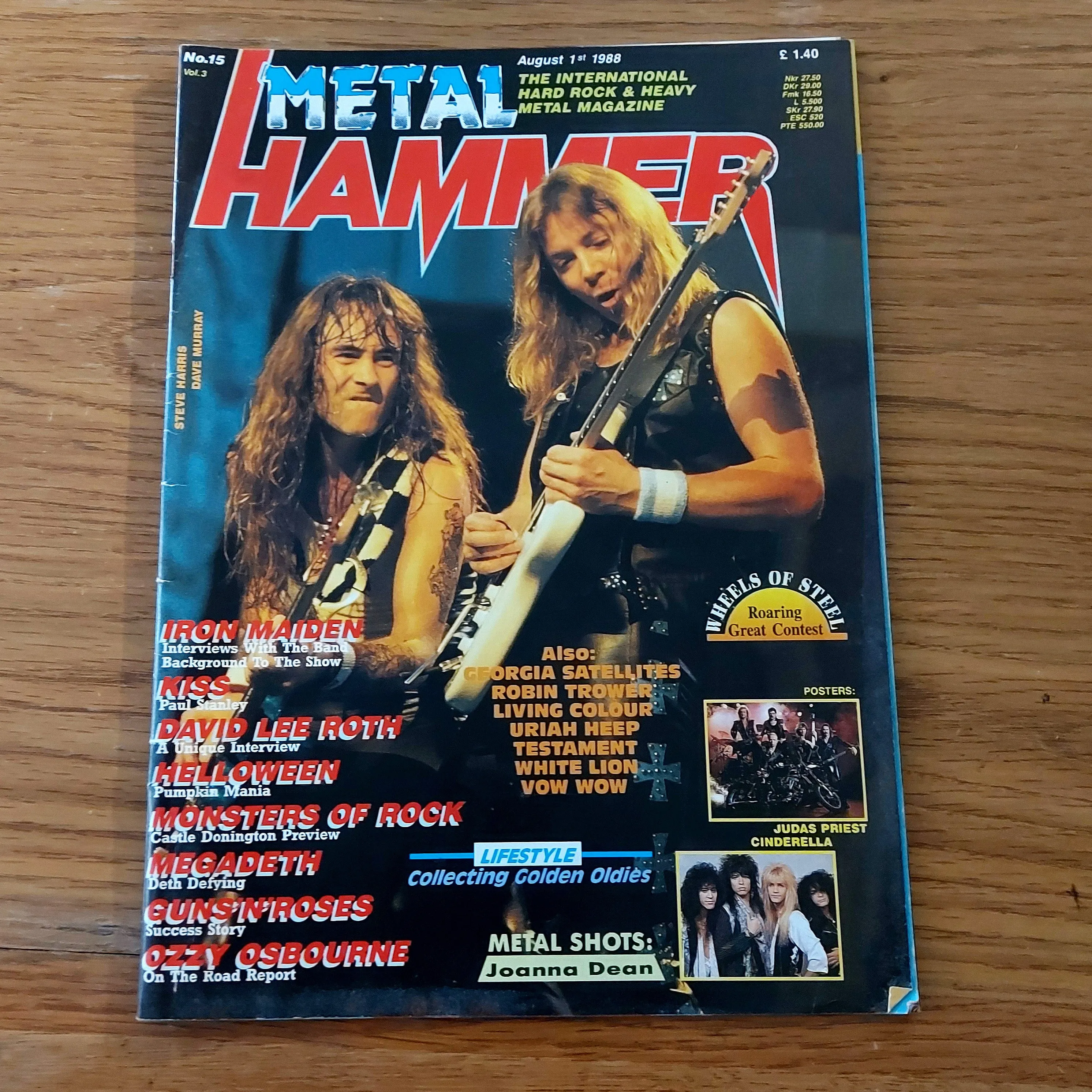Sale: METAL HAMMER magazine (mostly late 80s/early 90s. Multiple issues, periodically restocked)