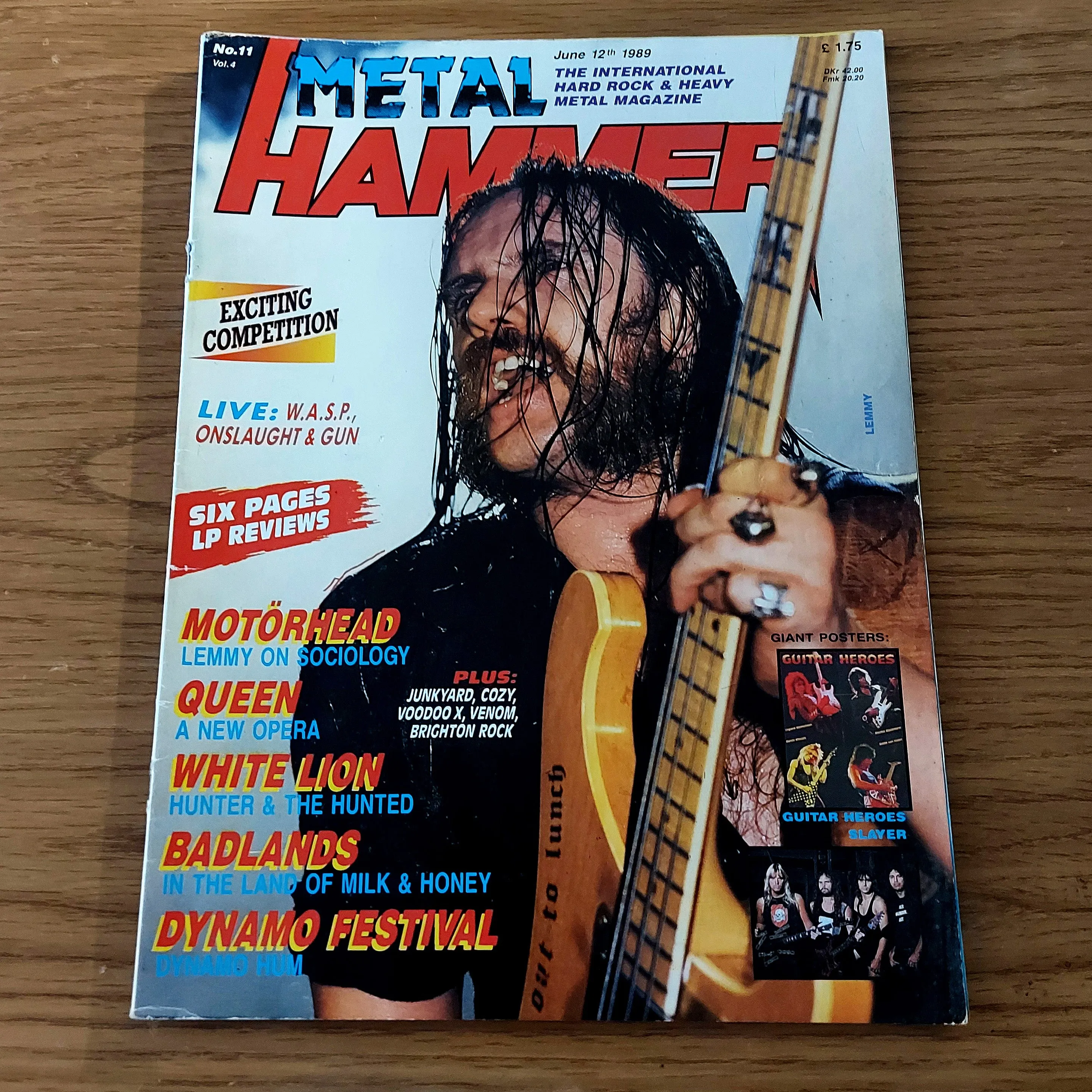 Sale: METAL HAMMER magazine (mostly late 80s/early 90s. Multiple issues, periodically restocked)