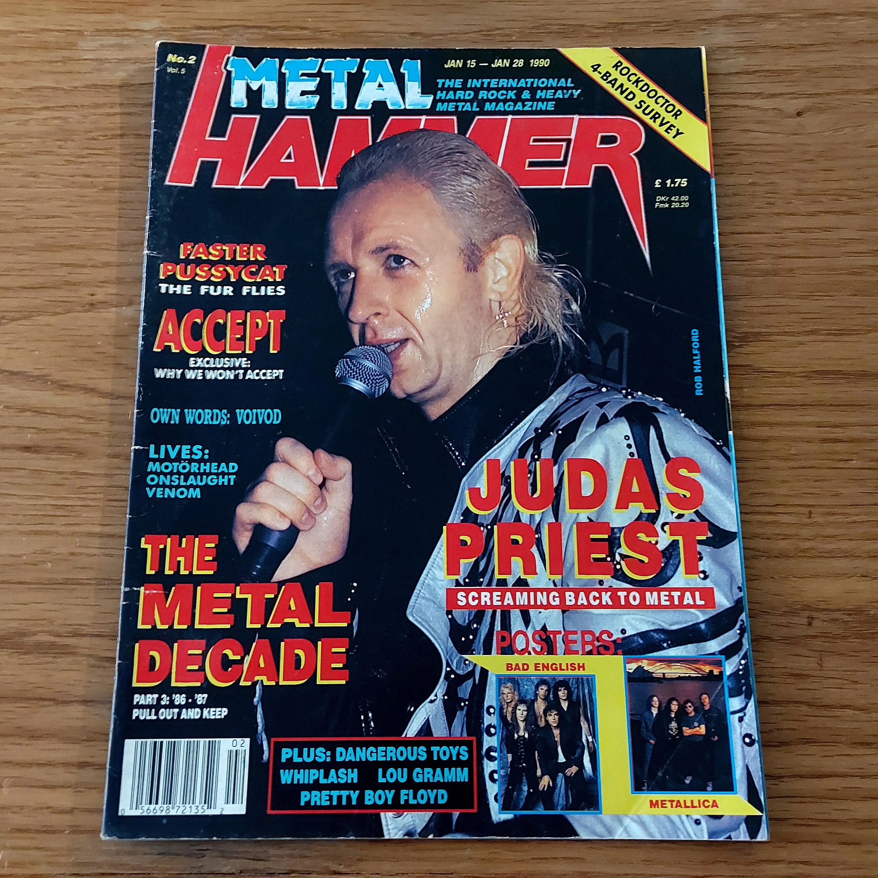 Sale: METAL HAMMER magazine (mostly late 80s/early 90s. Multiple issues, periodically restocked)