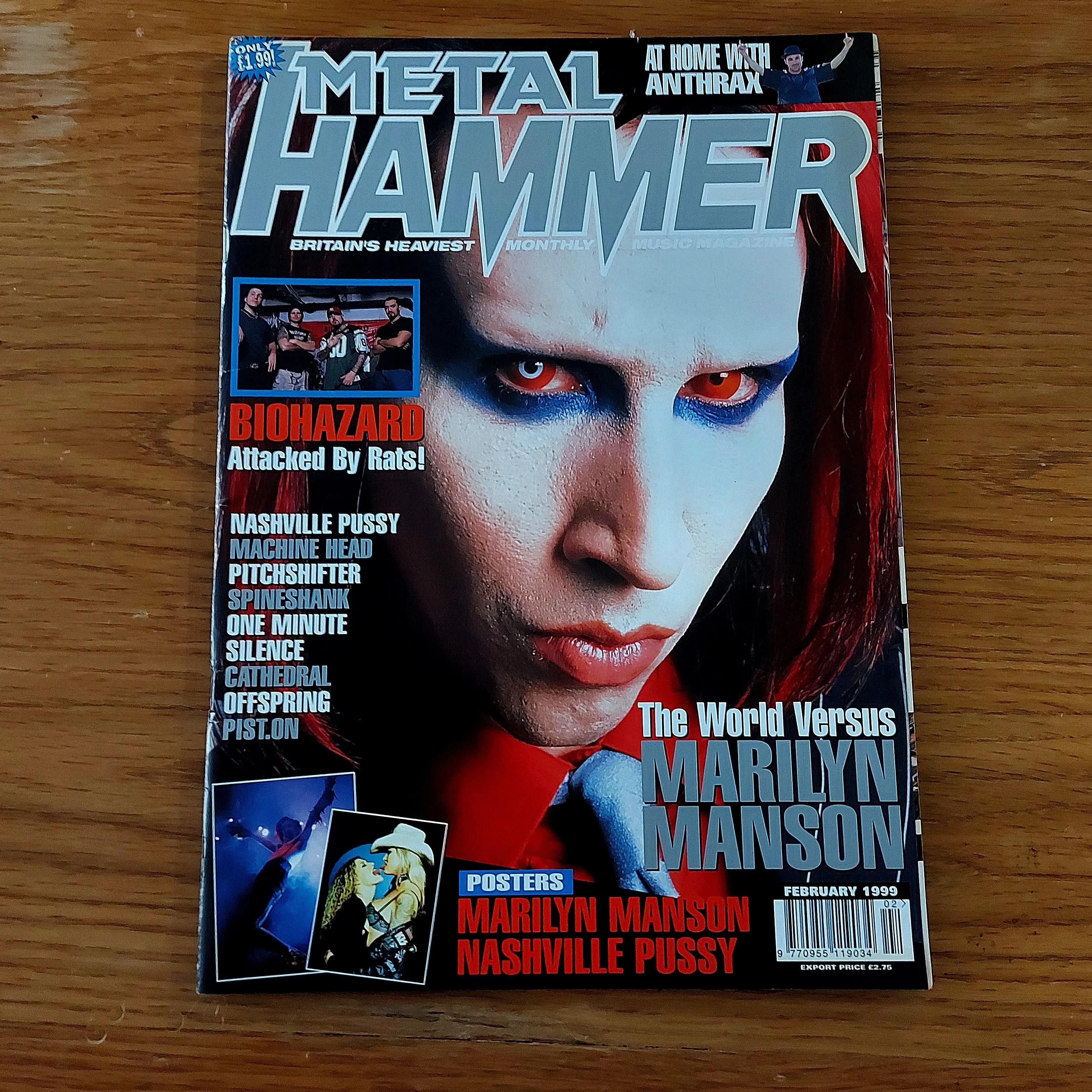 Sale: METAL HAMMER magazine (mostly late 80s/early 90s. Multiple issues, periodically restocked)