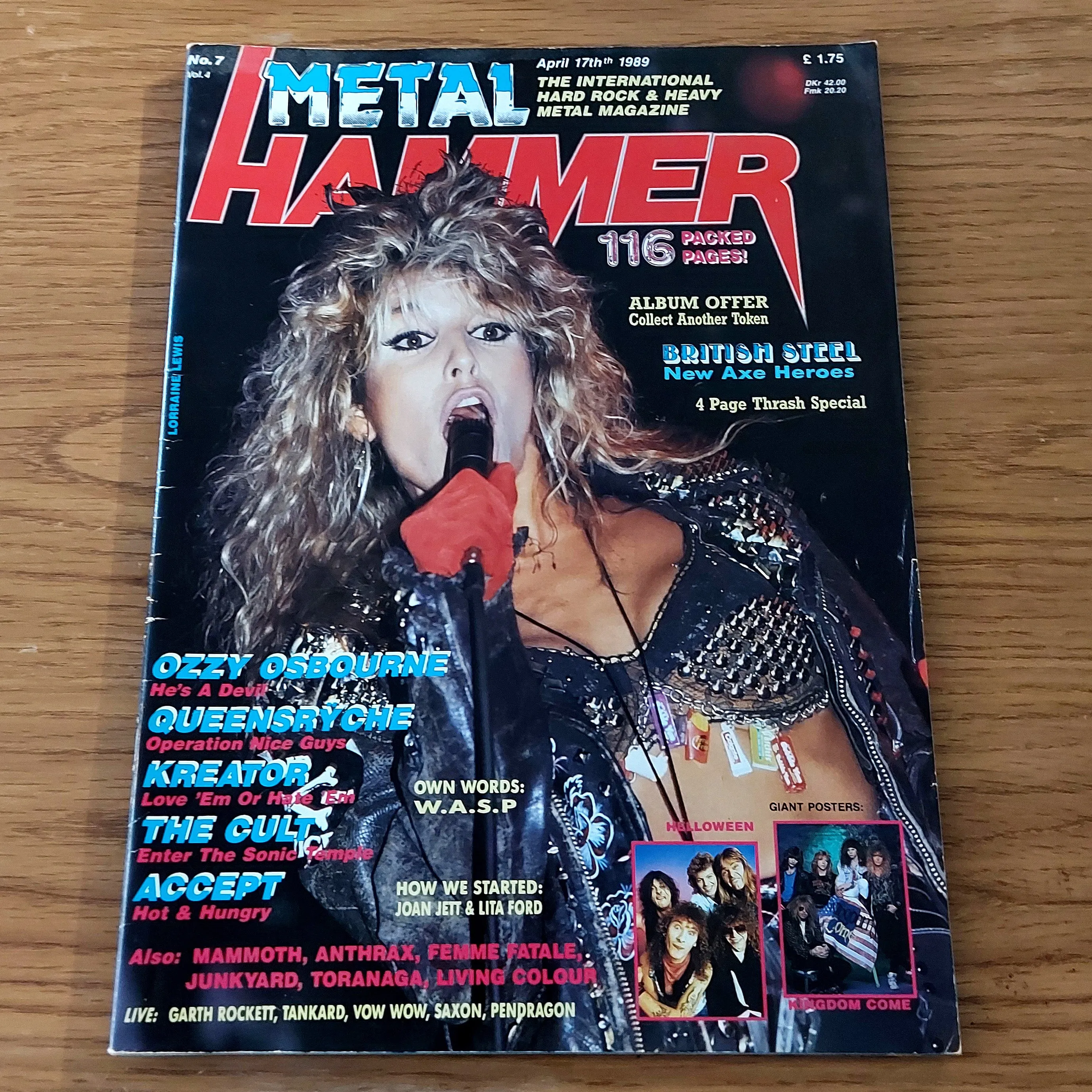 Sale: METAL HAMMER magazine (mostly late 80s/early 90s. Multiple issues, periodically restocked)