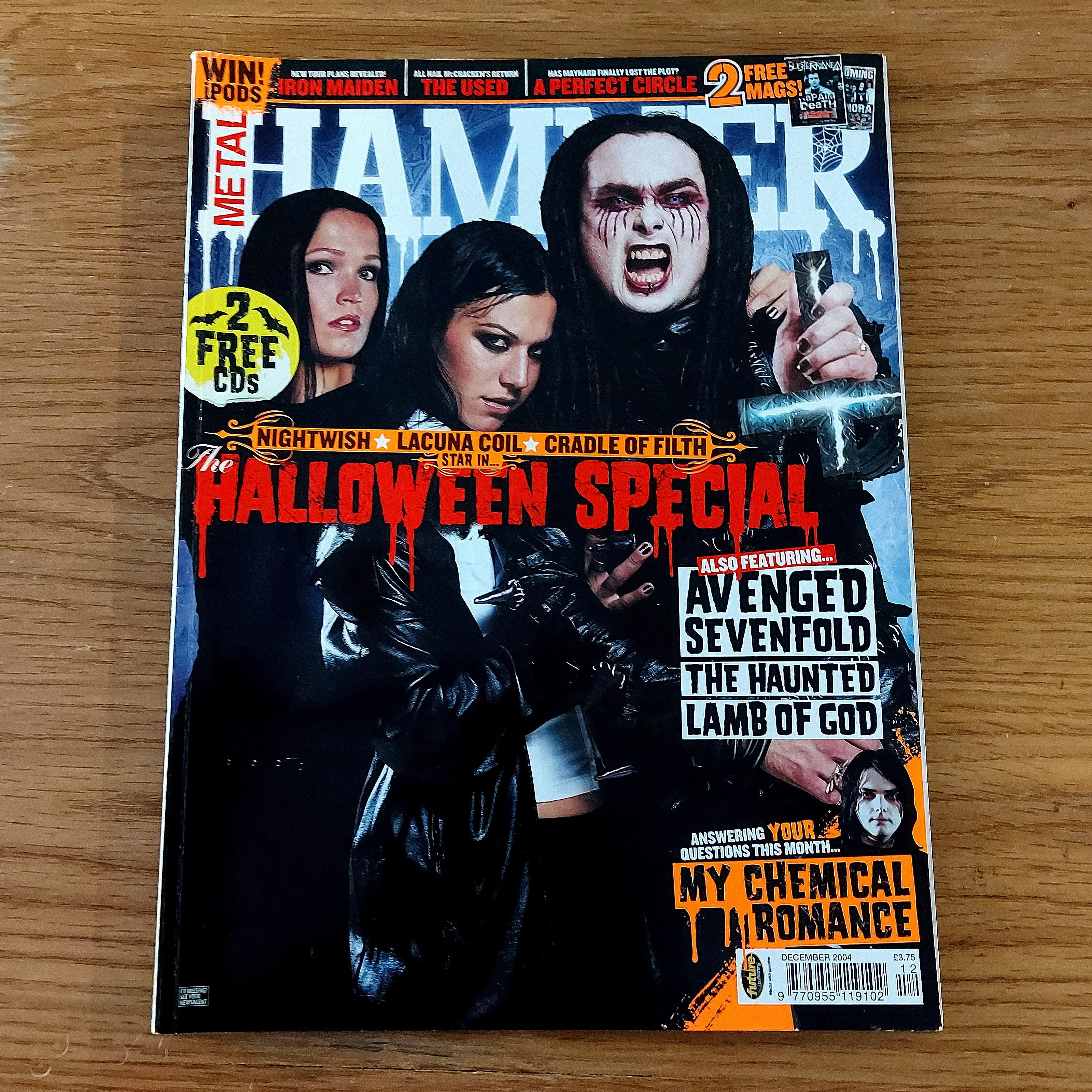 Sale: METAL HAMMER magazine (mostly late 80s/early 90s. Multiple issues, periodically restocked)