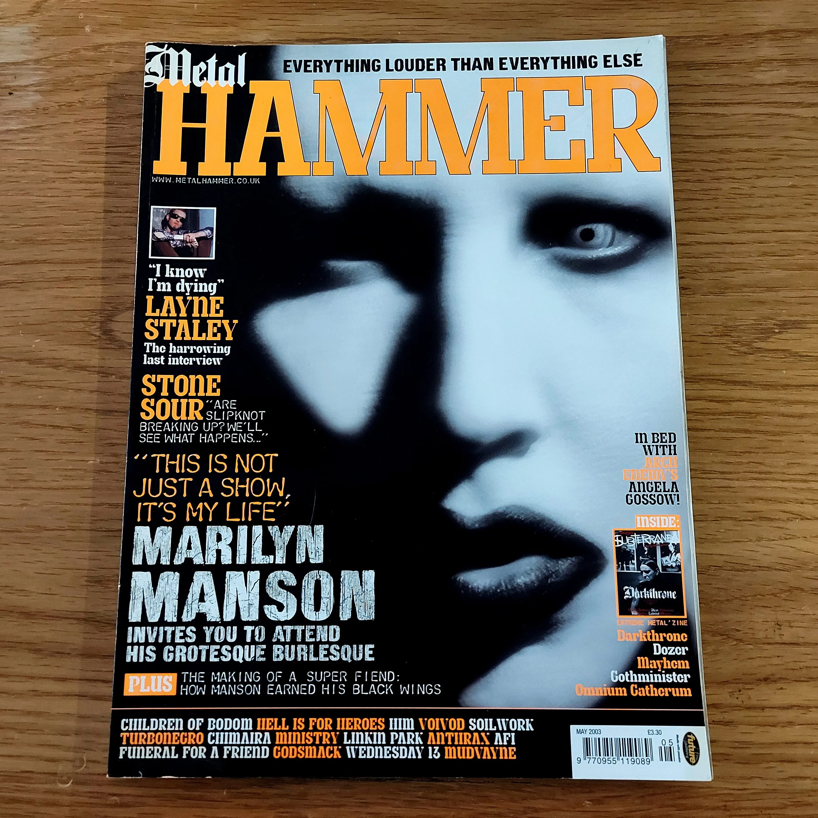 Sale: METAL HAMMER magazine (mostly late 80s/early 90s. Multiple issues, periodically restocked)