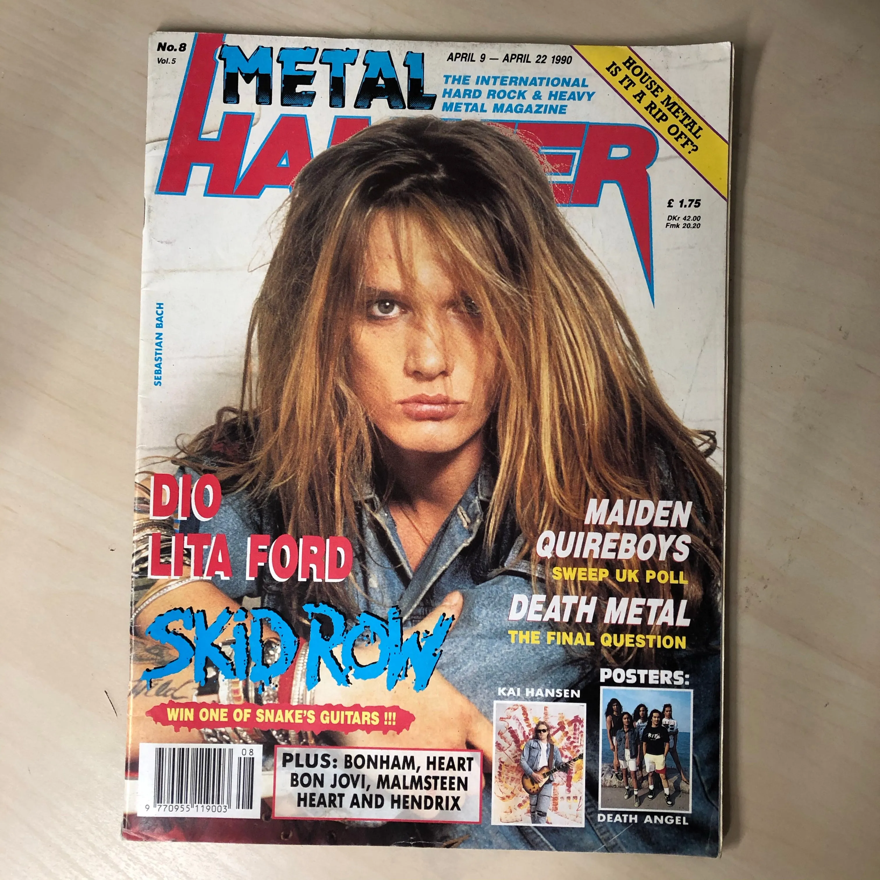 Sale: METAL HAMMER magazine (mostly late 80s/early 90s. Multiple issues, periodically restocked)