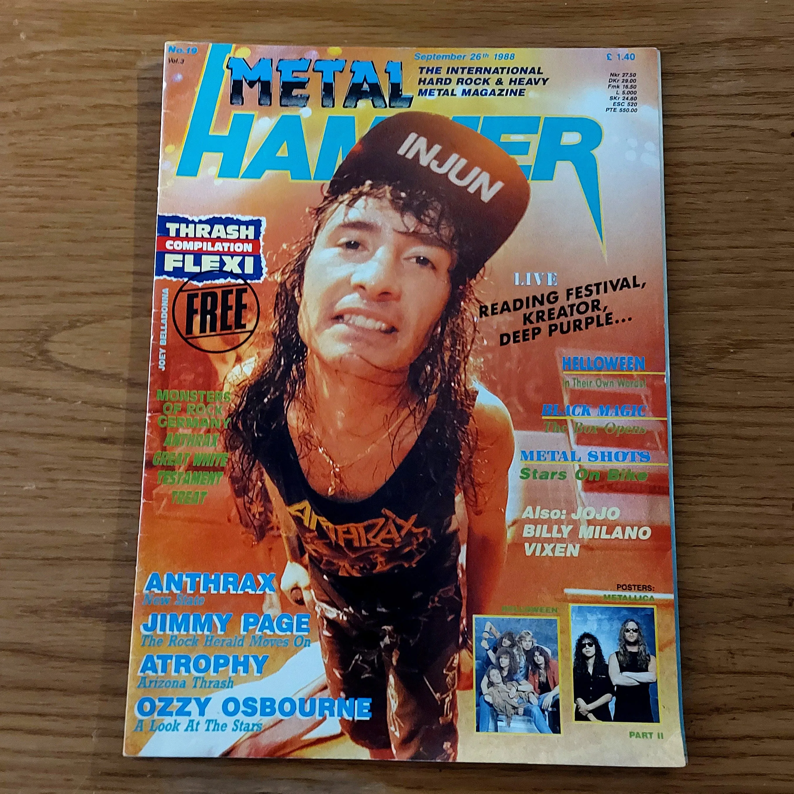 Sale: METAL HAMMER magazine (mostly late 80s/early 90s. Multiple issues, periodically restocked)