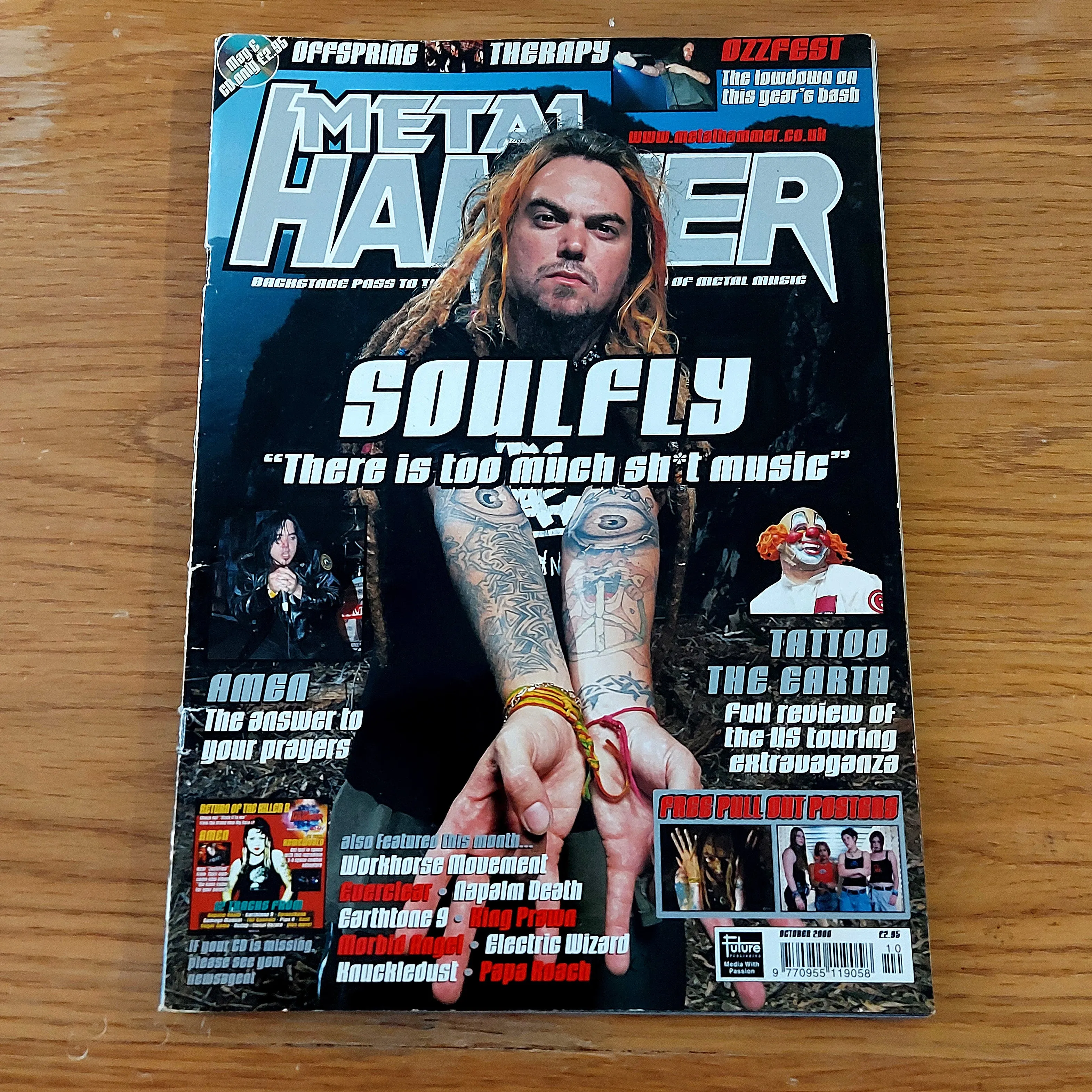 Sale: METAL HAMMER magazine (mostly late 80s/early 90s. Multiple issues, periodically restocked)
