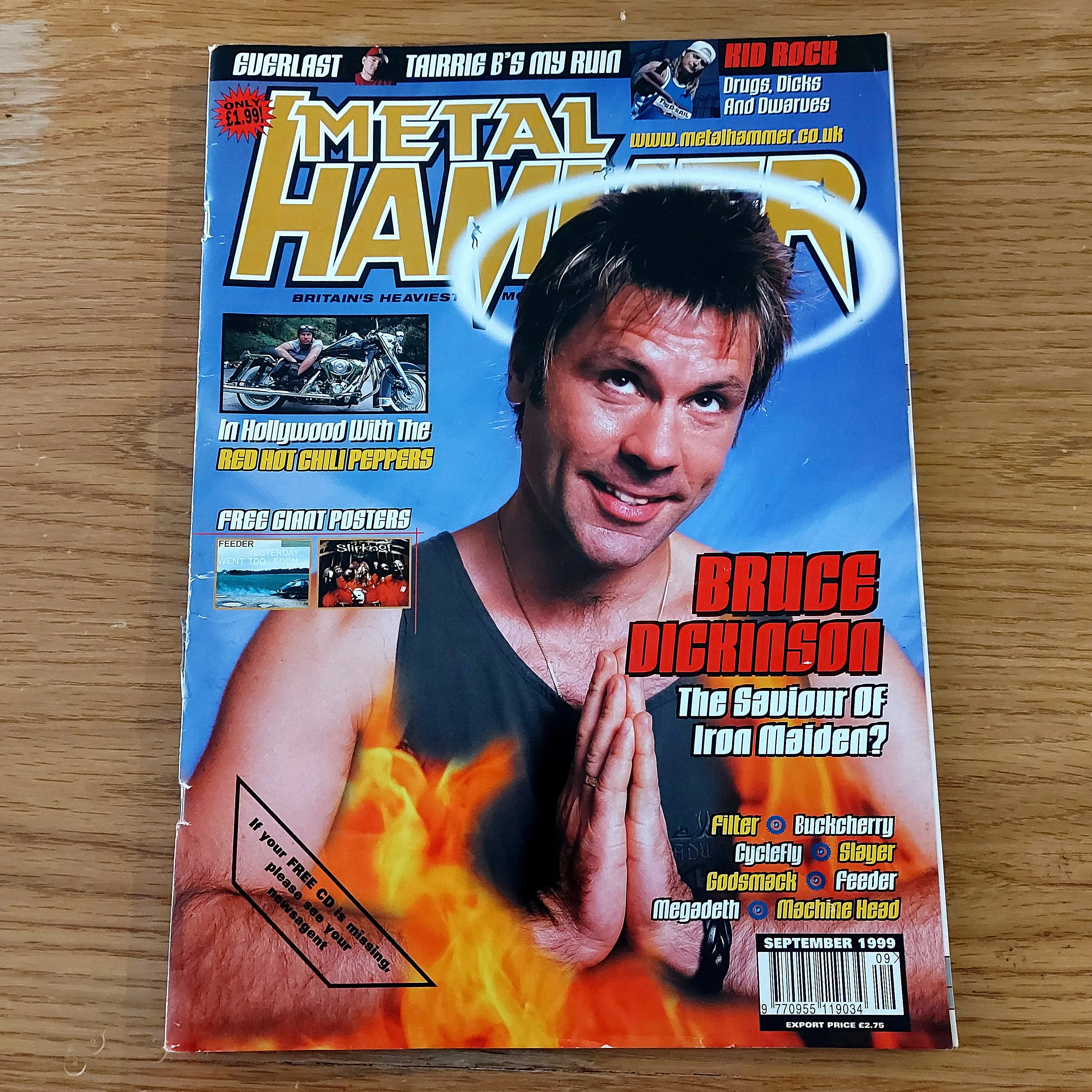 Sale: METAL HAMMER magazine (mostly late 80s/early 90s. Multiple issues, periodically restocked)