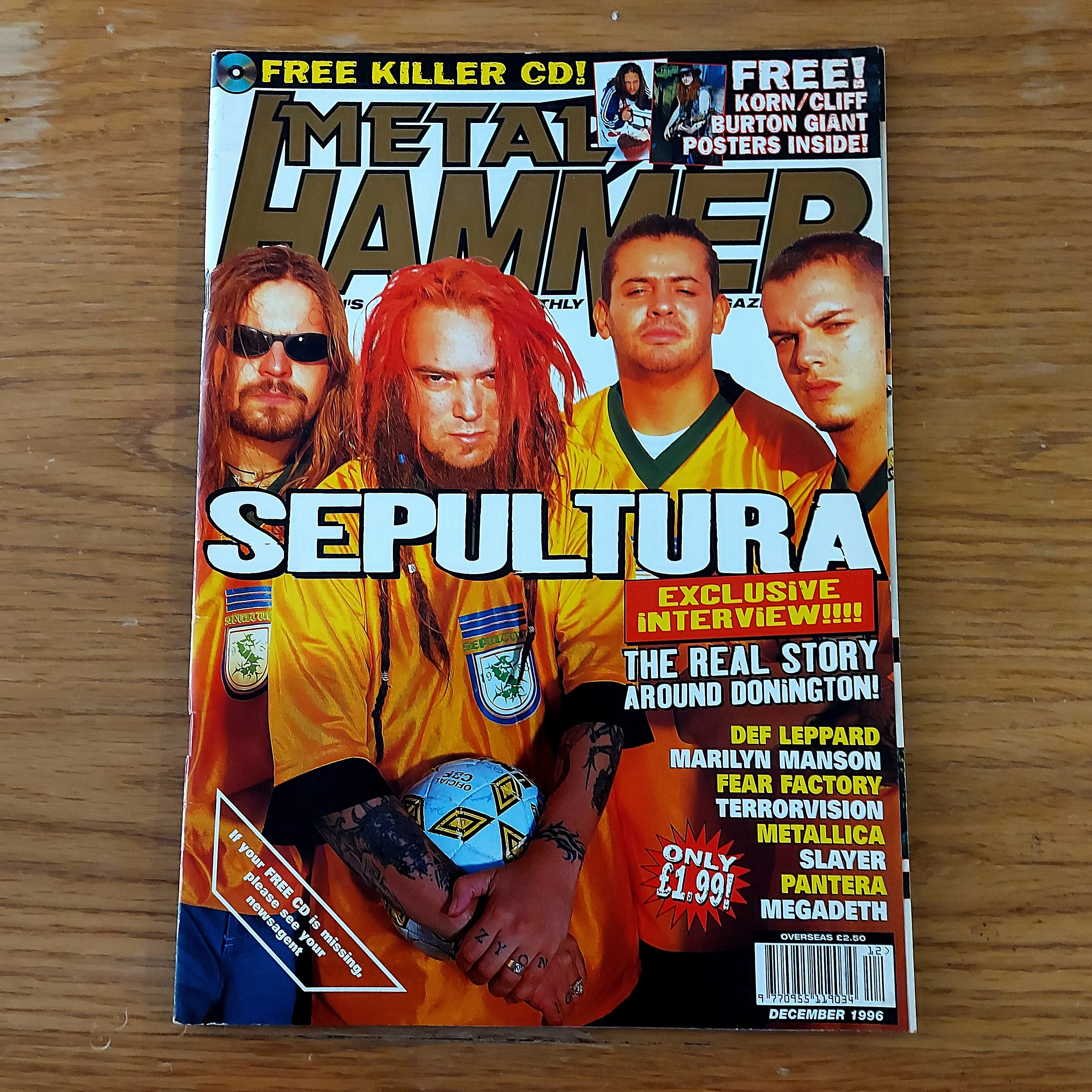 Sale: METAL HAMMER magazine (mostly late 80s/early 90s. Multiple issues, periodically restocked)