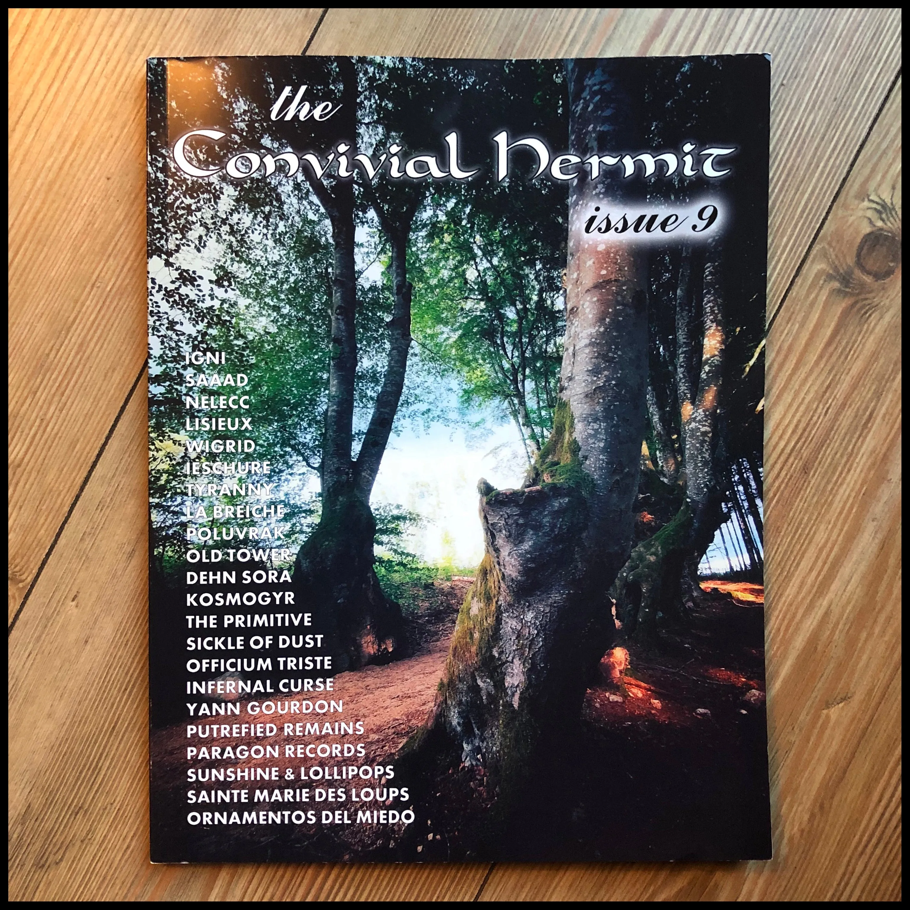 Sale: THE CONVIVIAL HERMIT issue 9 (large, high quality black / death / underground metal & culture publication)