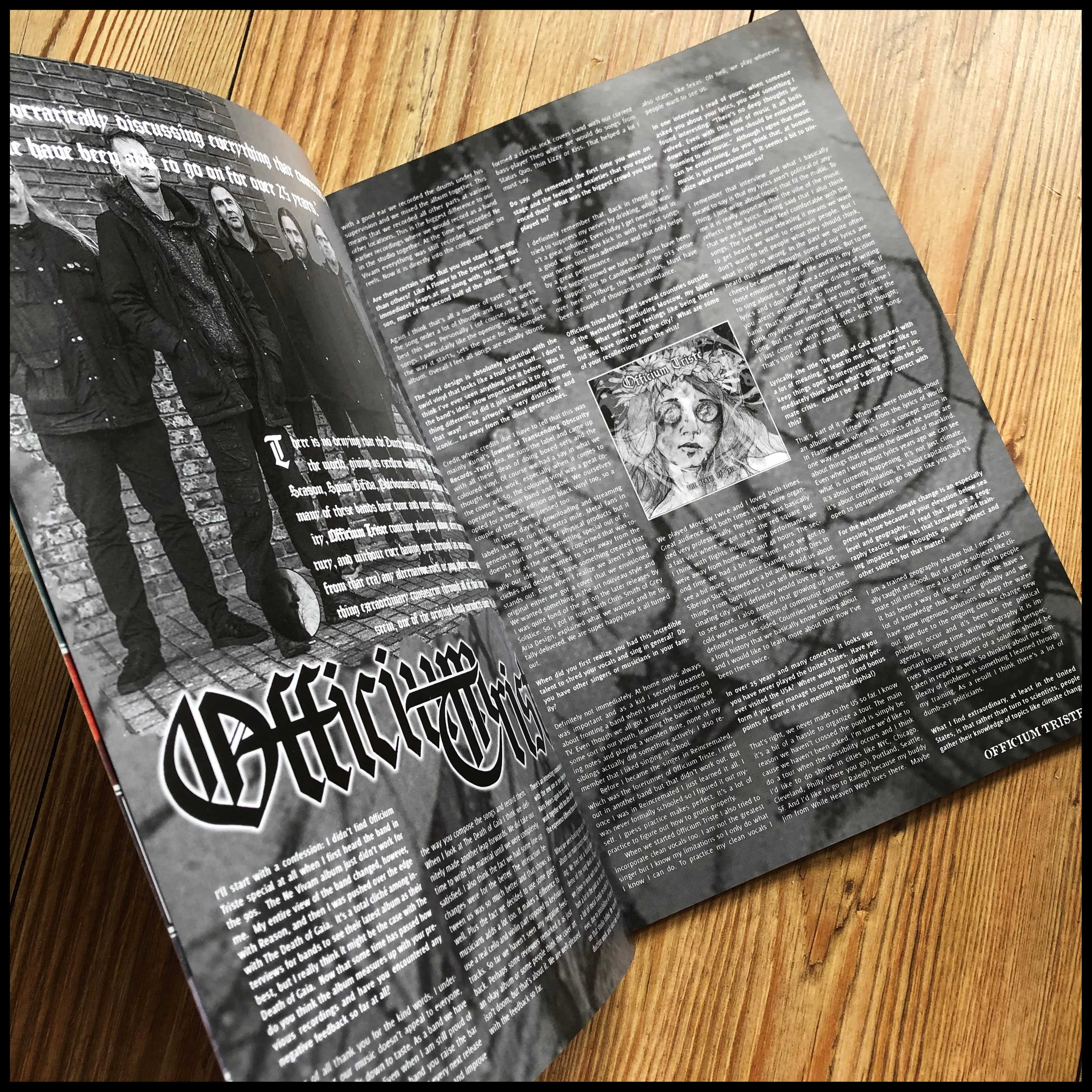 Sale: THE CONVIVIAL HERMIT issue 9 (large, high quality black / death / underground metal & culture publication)