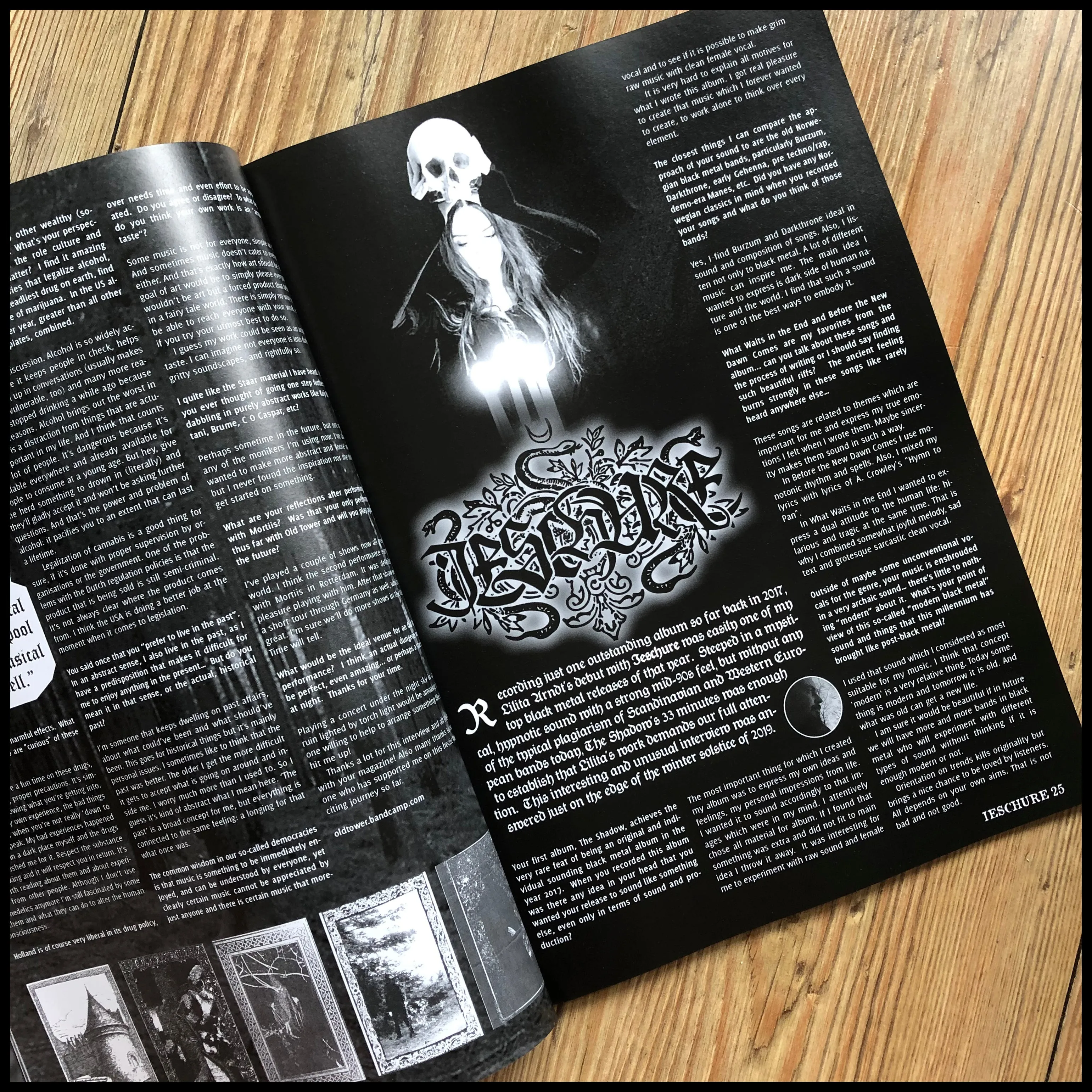 Sale: THE CONVIVIAL HERMIT issue 9 (large, high quality black / death / underground metal & culture publication)