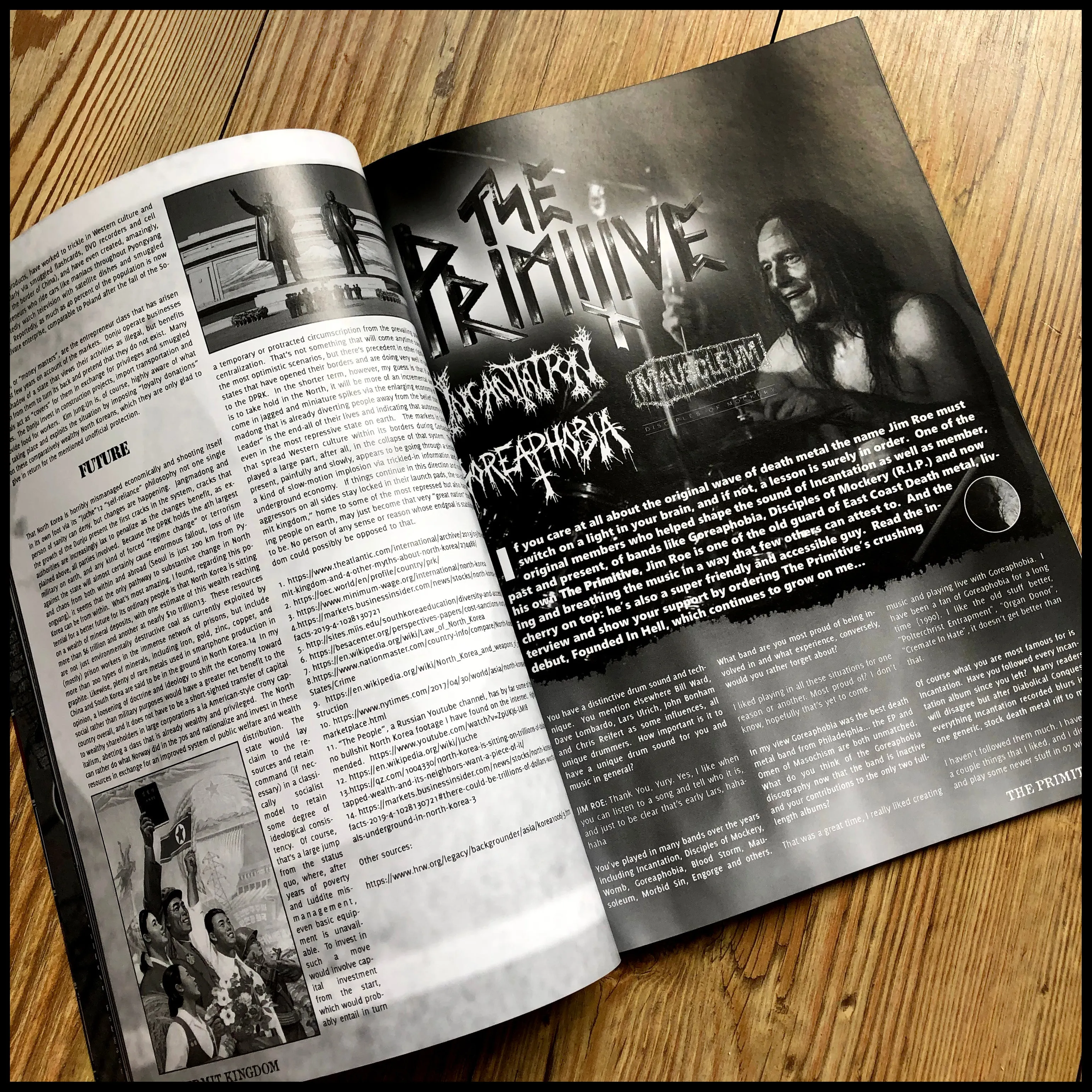Sale: THE CONVIVIAL HERMIT issue 9 (large, high quality black / death / underground metal & culture publication)