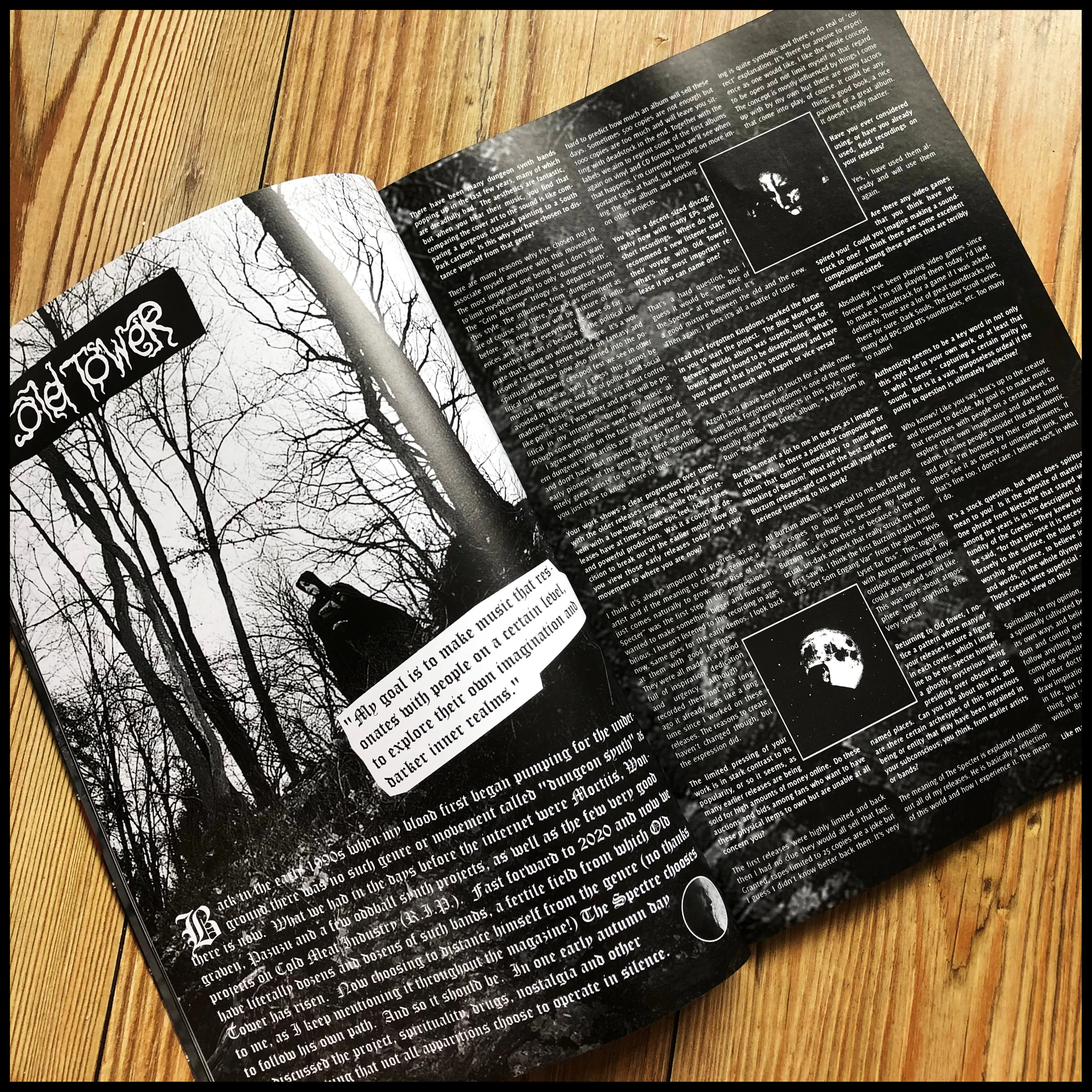 Sale: THE CONVIVIAL HERMIT issue 9 (large, high quality black / death / underground metal & culture publication)