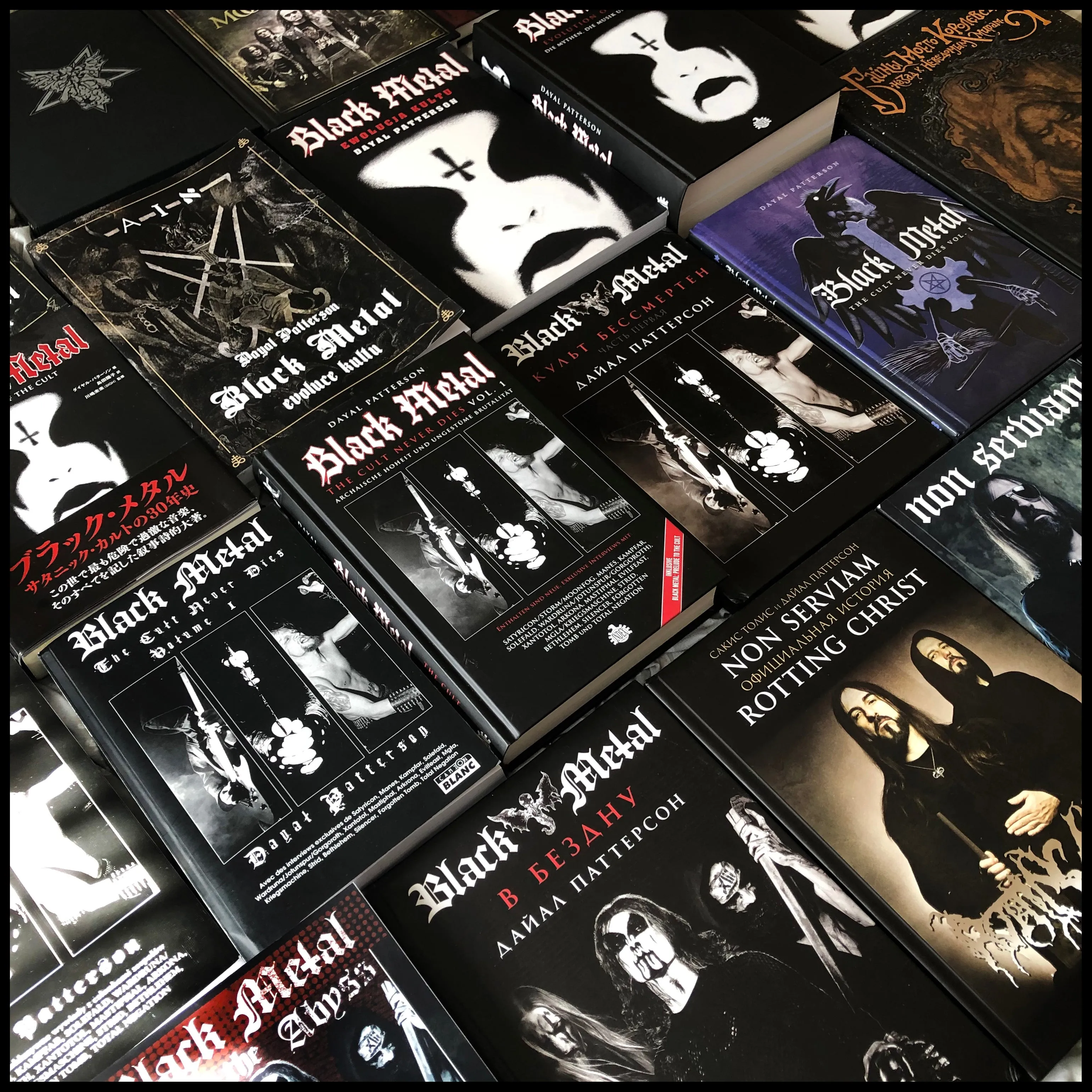 Sale:TRANSLATED EDITIONS OF CULT NEVER DIES BOOKS (Russian, Polish, Czech, French, German
