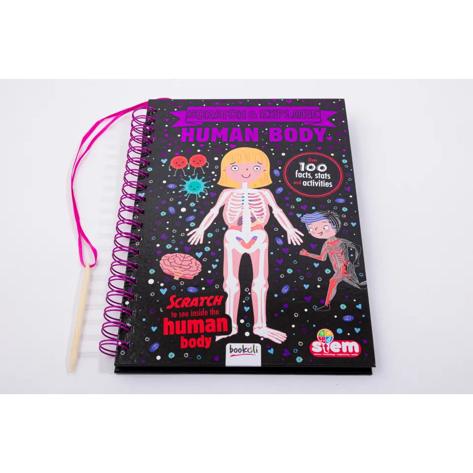 Scratch & Explore Book: Human Body