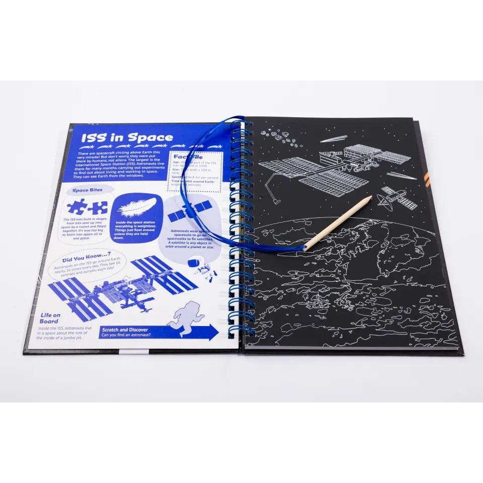Scratch & Explore Book: Space