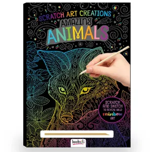 Scratch Art Creations: Amazing Animals