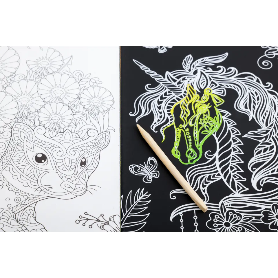 Scratch Art Creations: Magical Forest