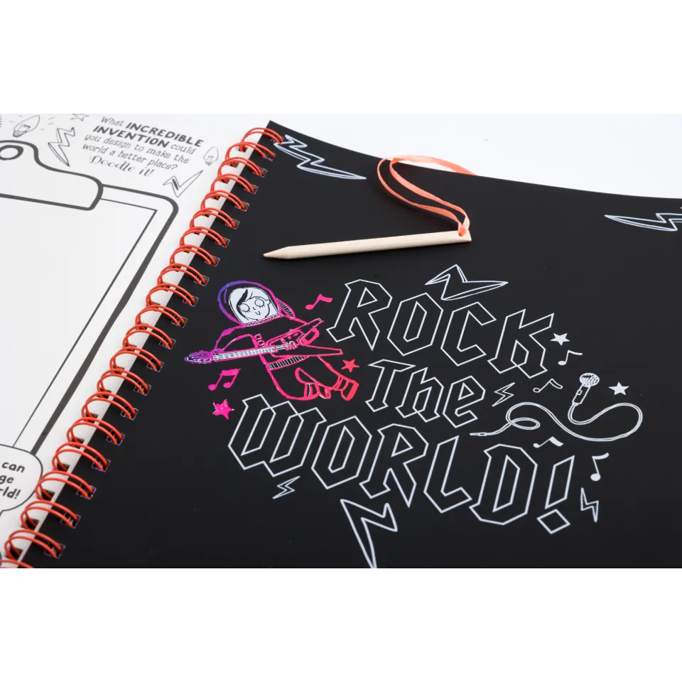Scratch Art Doodles: My Book of Positivity