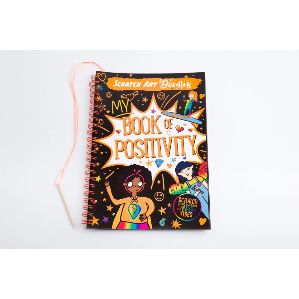 Scratch Art Doodles: My Book of Positivity
