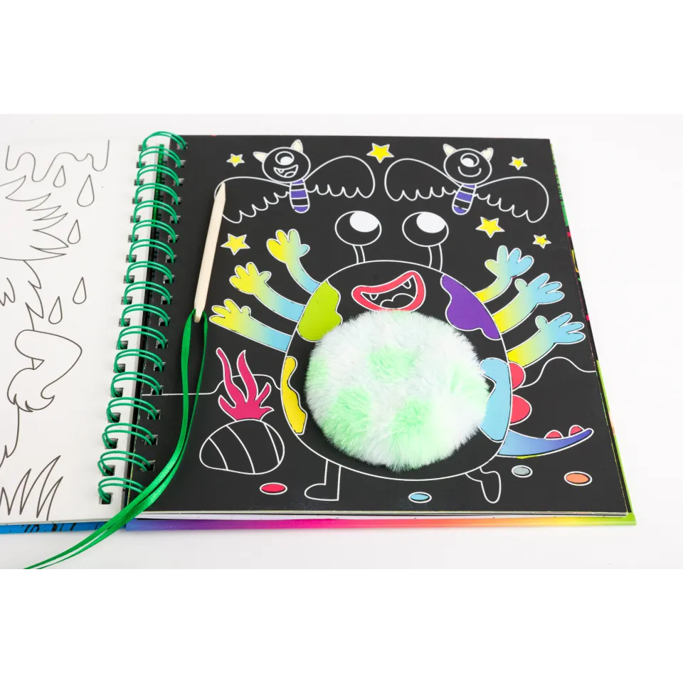 Scratch Art Fluffy: Monsters