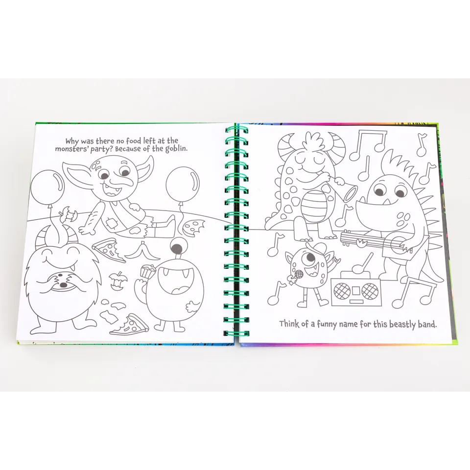 Scratch Art Fluffy: Monsters