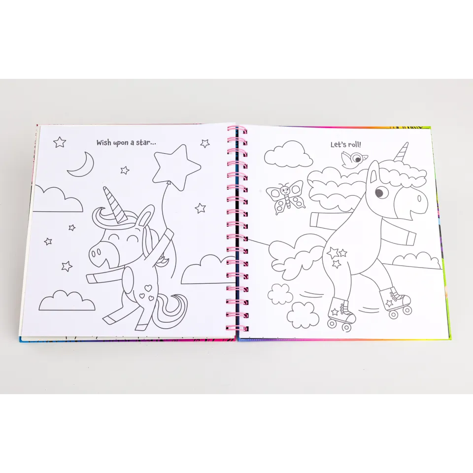 Scratch Art Fluffy: Unicorns