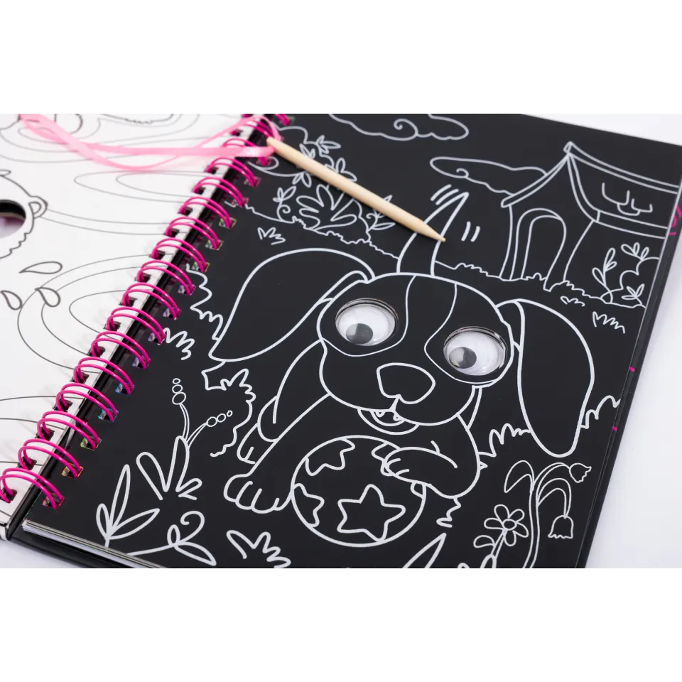 Scratch Art Friends: Baby Animals
