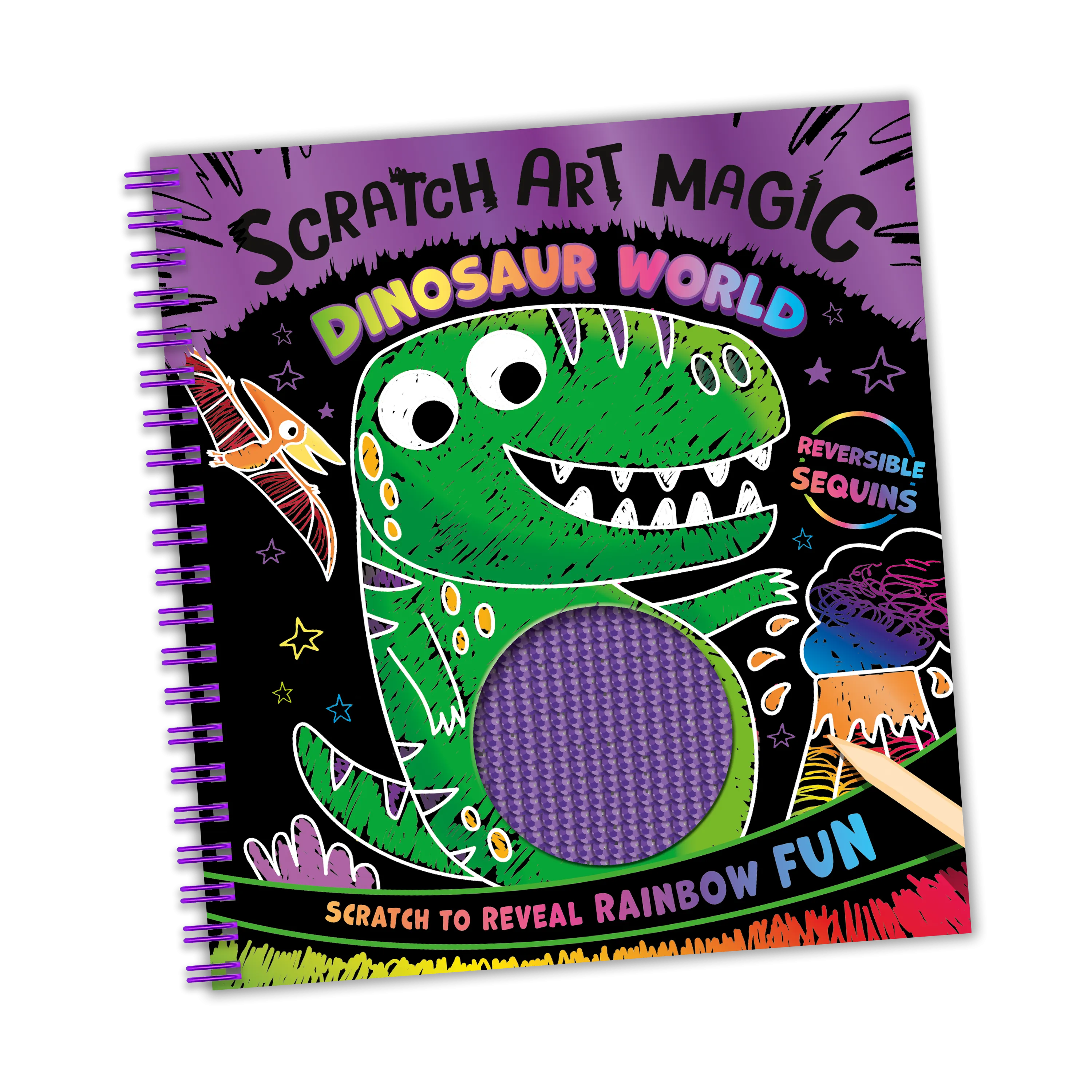 Scratch Art Magic: Dinosaur World