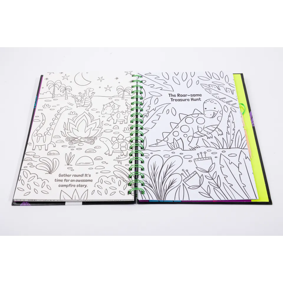 Scratch Art Neon: Amazing Dinosaurs
