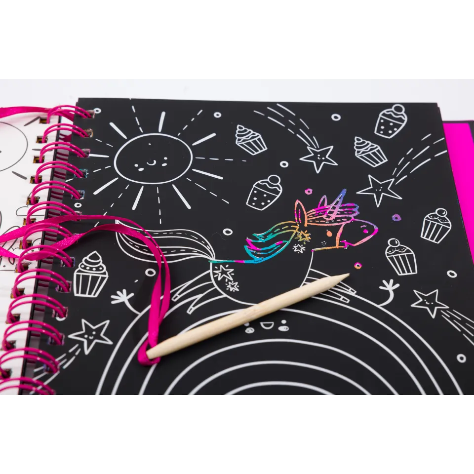 Scratch Art Neon: Dreamy Unicorns