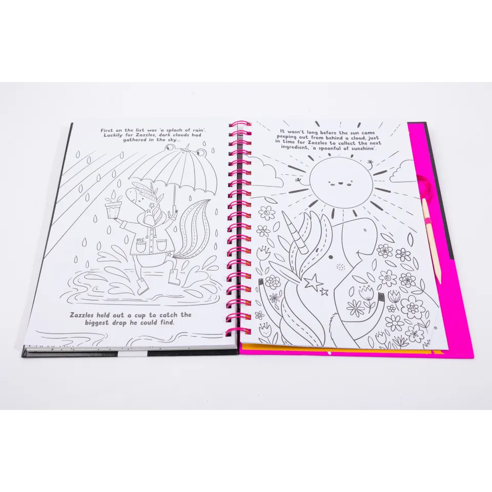 Scratch Art Neon: Dreamy Unicorns