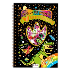 Scratch Art Sparkles: I Love Dinosaurs
