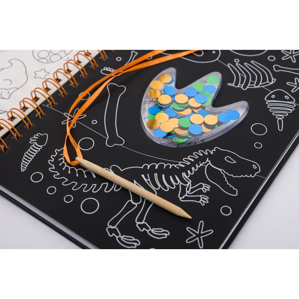Scratch Art Sparkles: I Love Dinosaurs