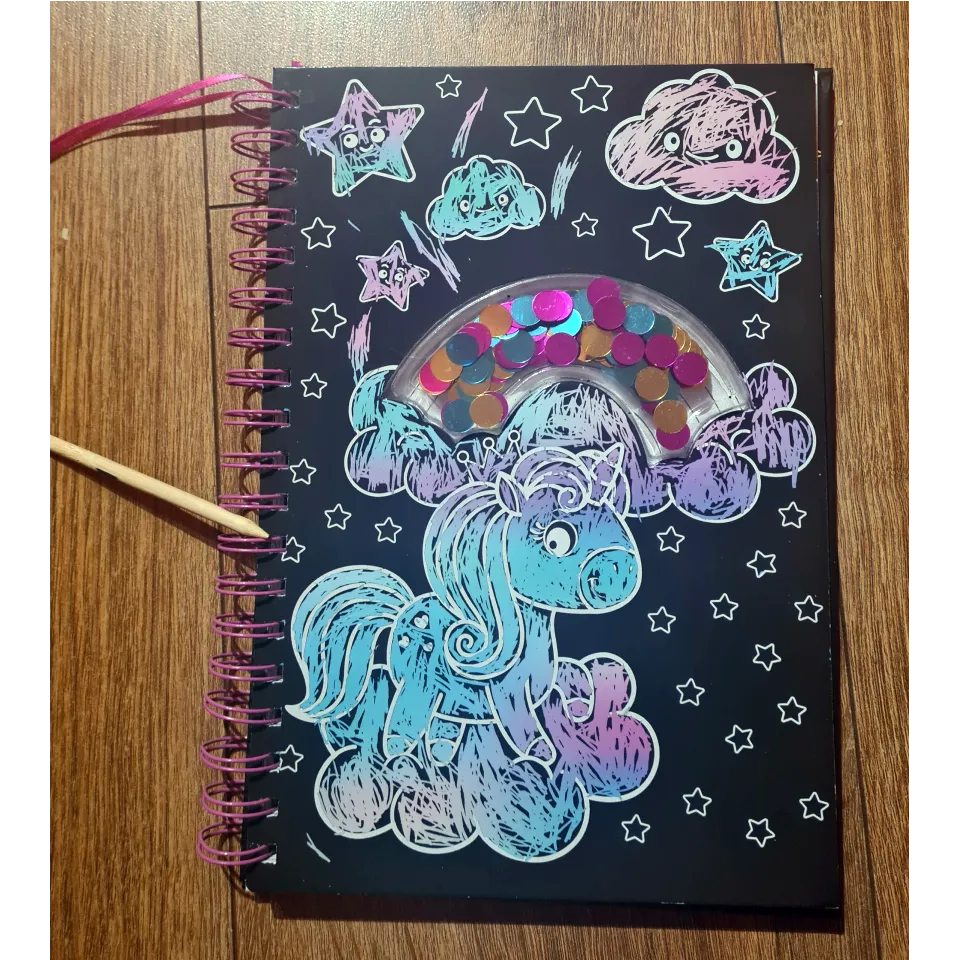 Scratch Art Sparkles: I Love Unicorns