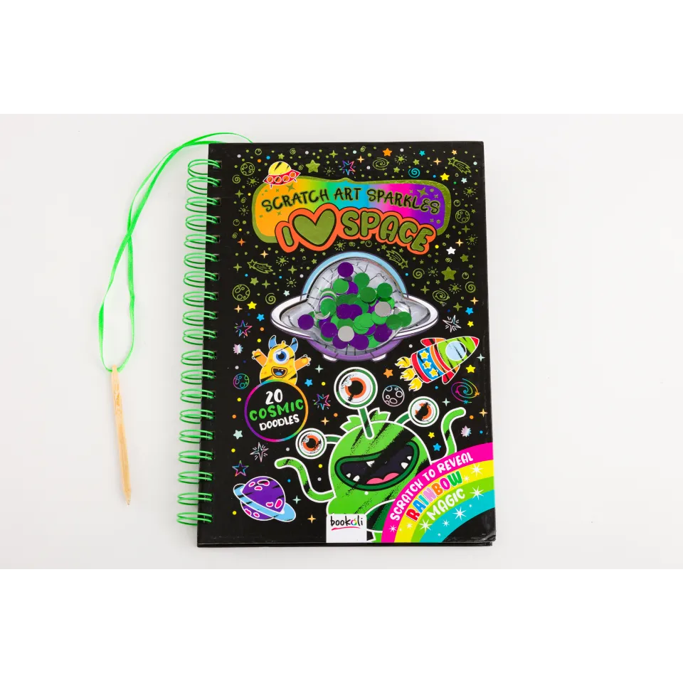 Scratch Art Sparkles: Space