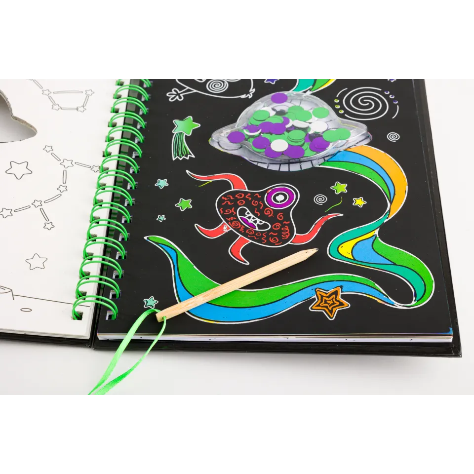 Scratch Art Sparkles: Space