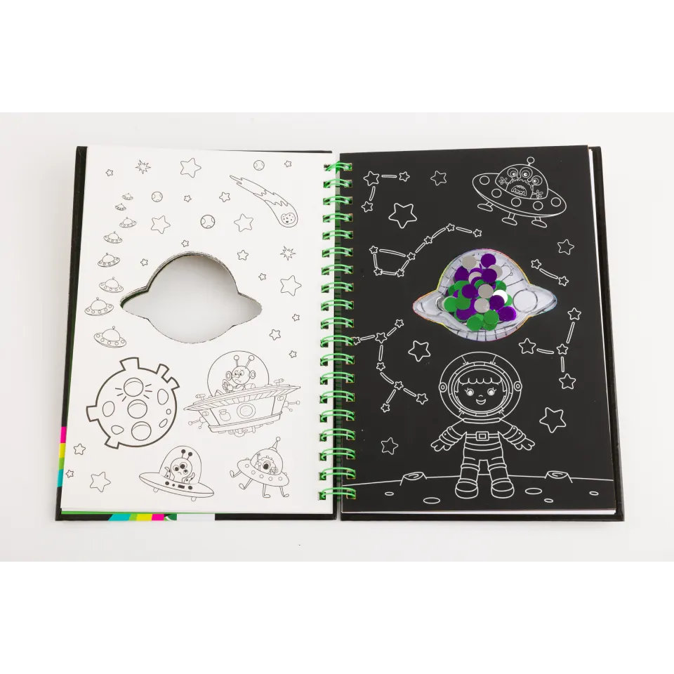 Scratch Art Sparkles: Space