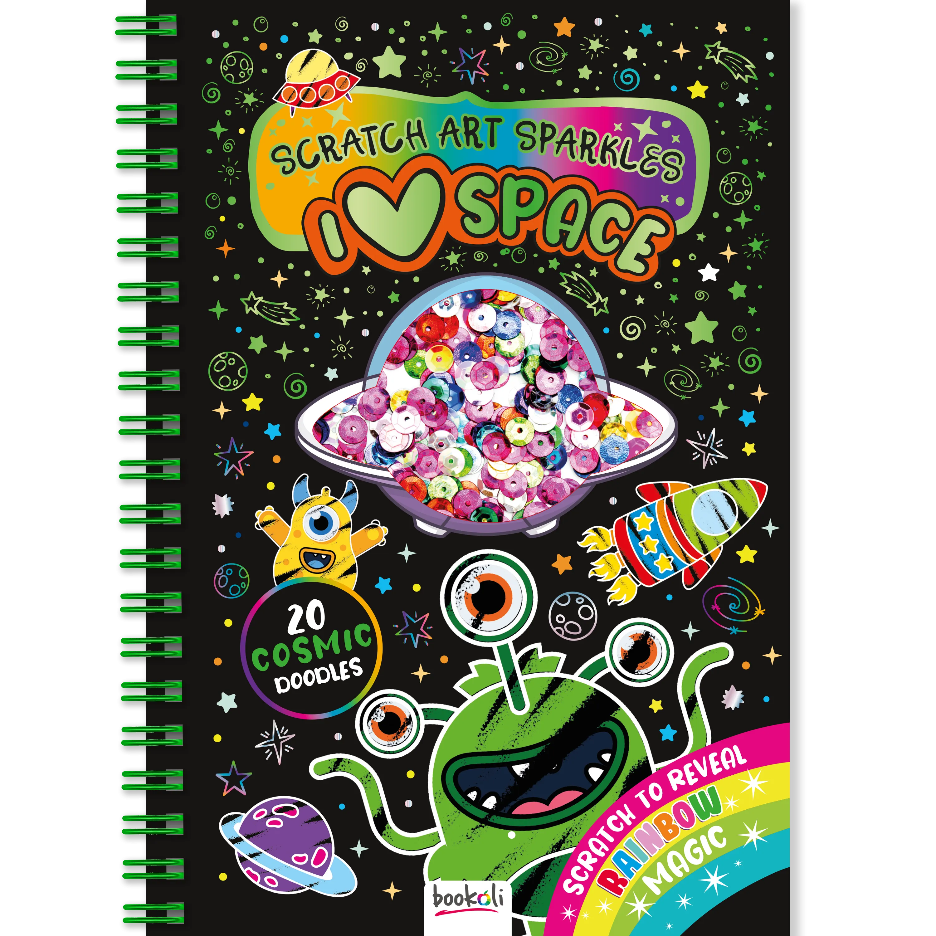 Scratch Art Sparkles: Space