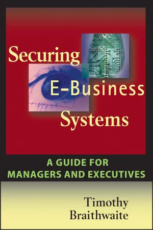 Securing E Business Systems A Guide for Managers and Executives