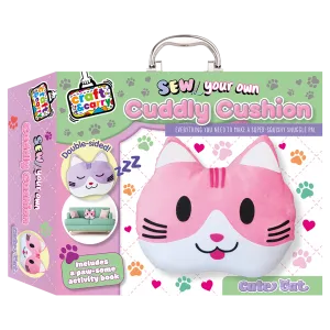 Sew Your Own Cuddly Cushion Kit: Cute Cat