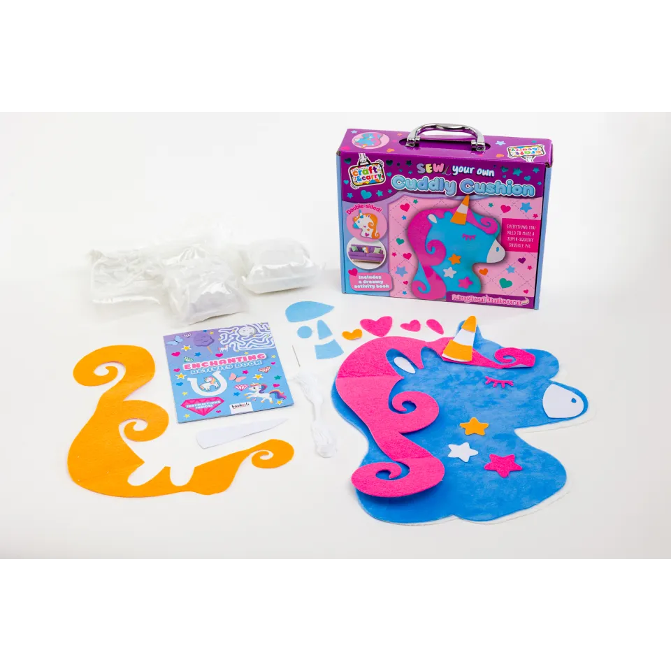Sew Your Own Cuddly Cushion Kit: Magical Unicorn