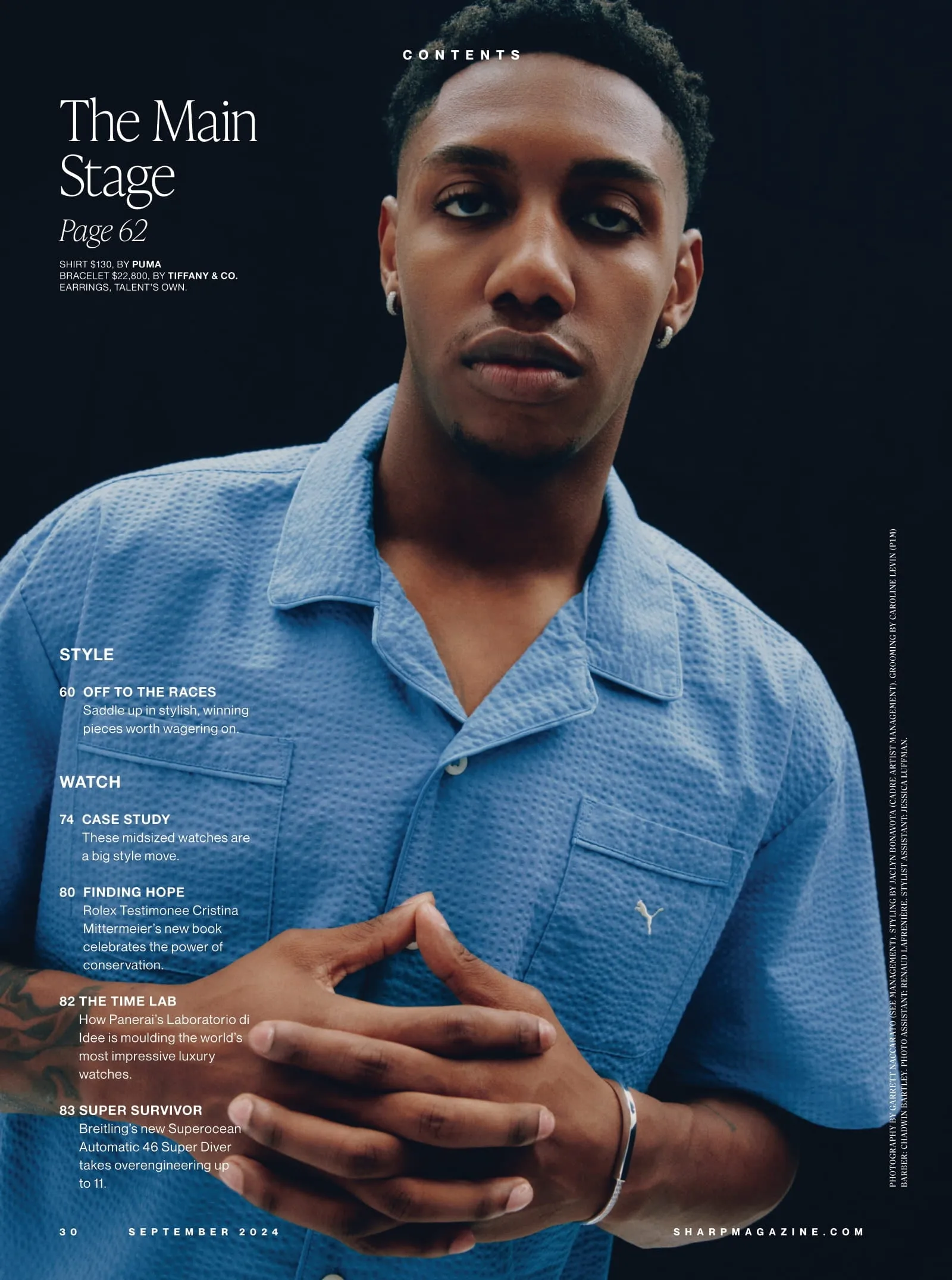 Sharp Magazine - September 2024: Breakout Star Of Twisters & Hit Man Glen Powell Talks Rise To The Top, On The Track With Lance Stroll, Range Rover Shifts Gears, RJ Barrett's Toronto Homecoming & More