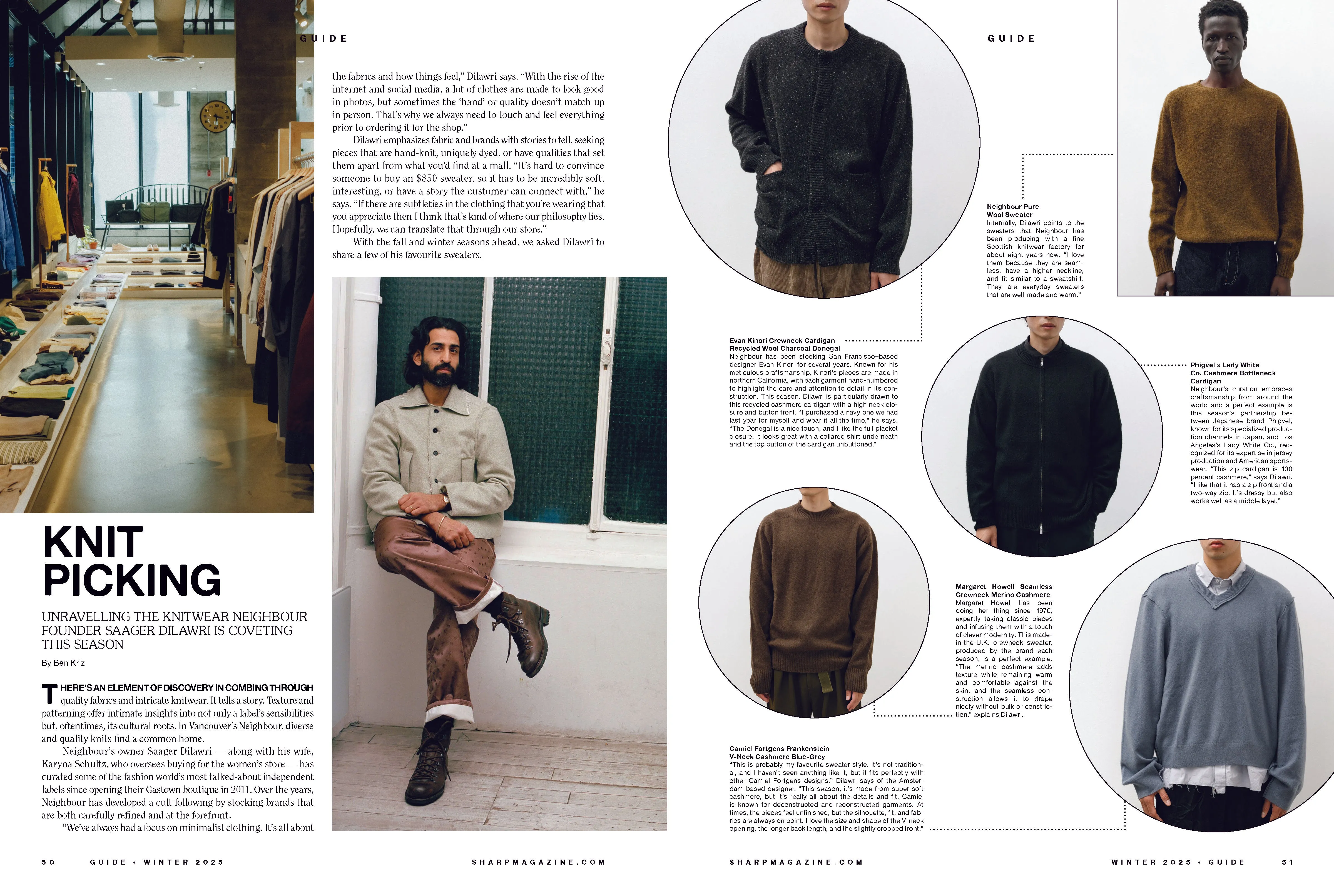 Sharp Magazine - Winter 2025: Reg-Jean Page Stays The Course, Power Plays With William Nylander, Holiday Gifts That Go The Extra Mile & More!