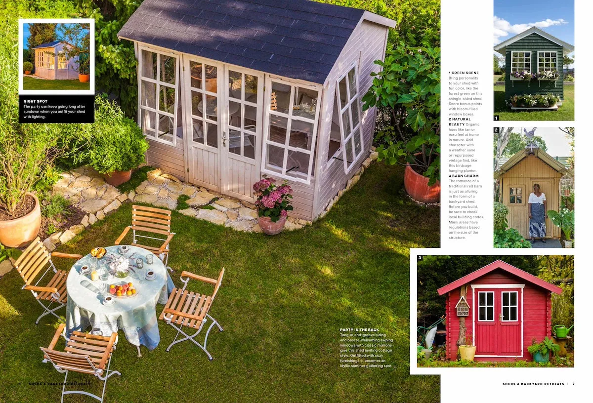 Sheds & Backyard Retreats - 94 Ways To Create A Relaxing Getaway, Planting, Potting Sheds, Greenhouses, Workshops, Outdoor Offices, Dens, Party Spots, Chicken Coops, Play Areas & More!