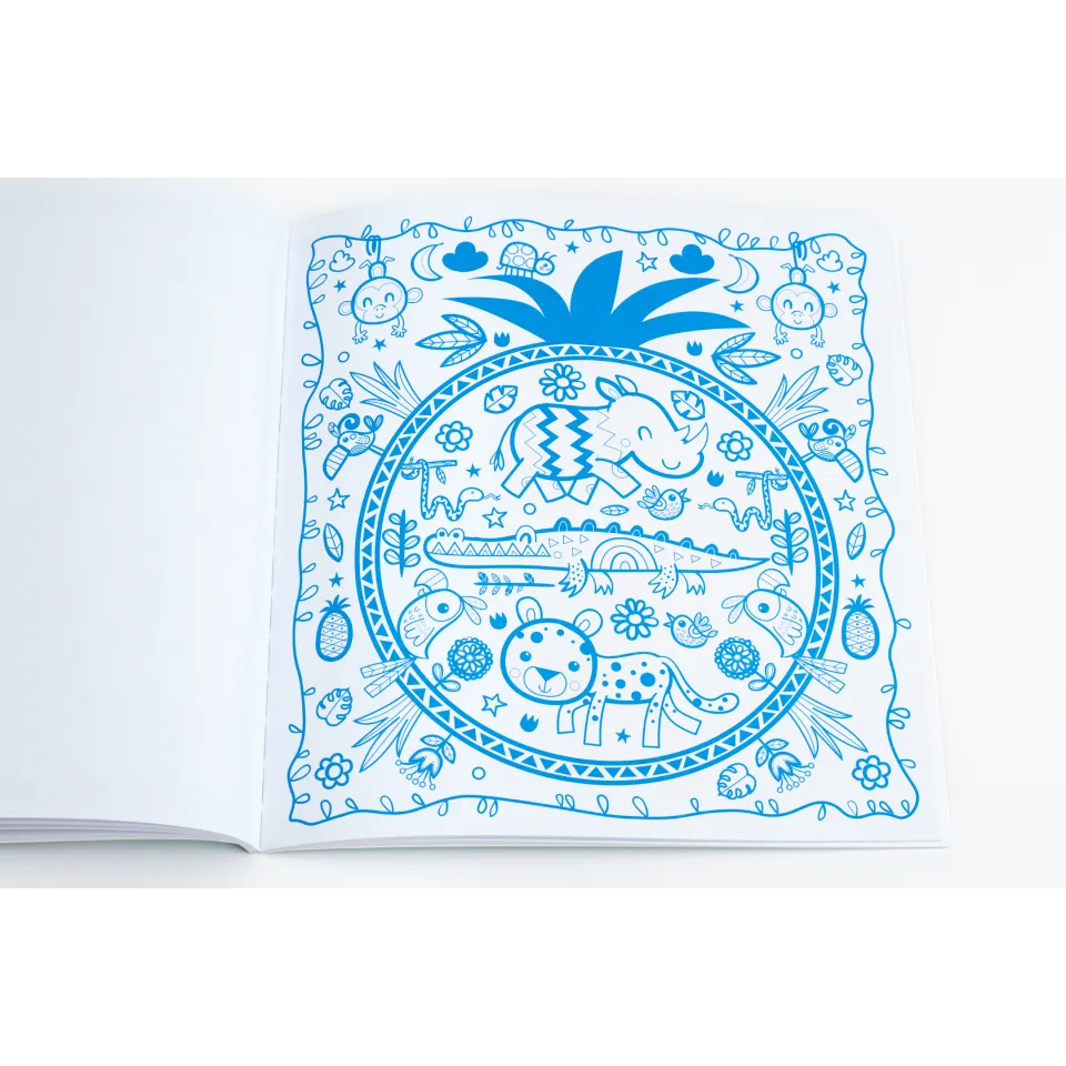 Shimmer Art Colouring Book: Animals