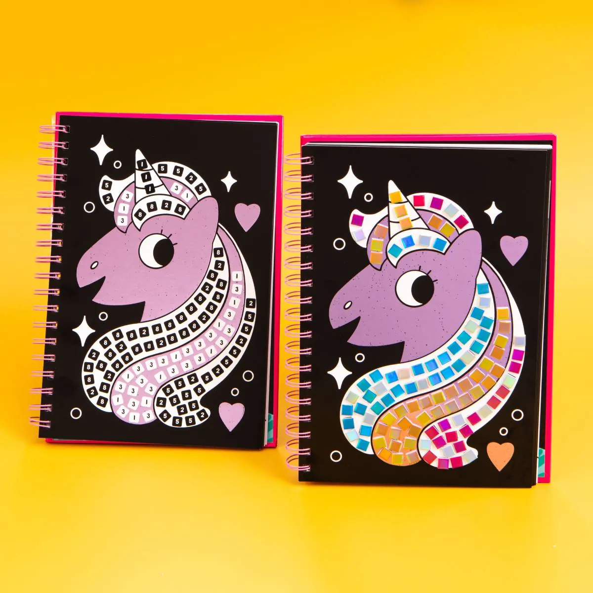 Shiny Mosaic Art Book: Unicorns