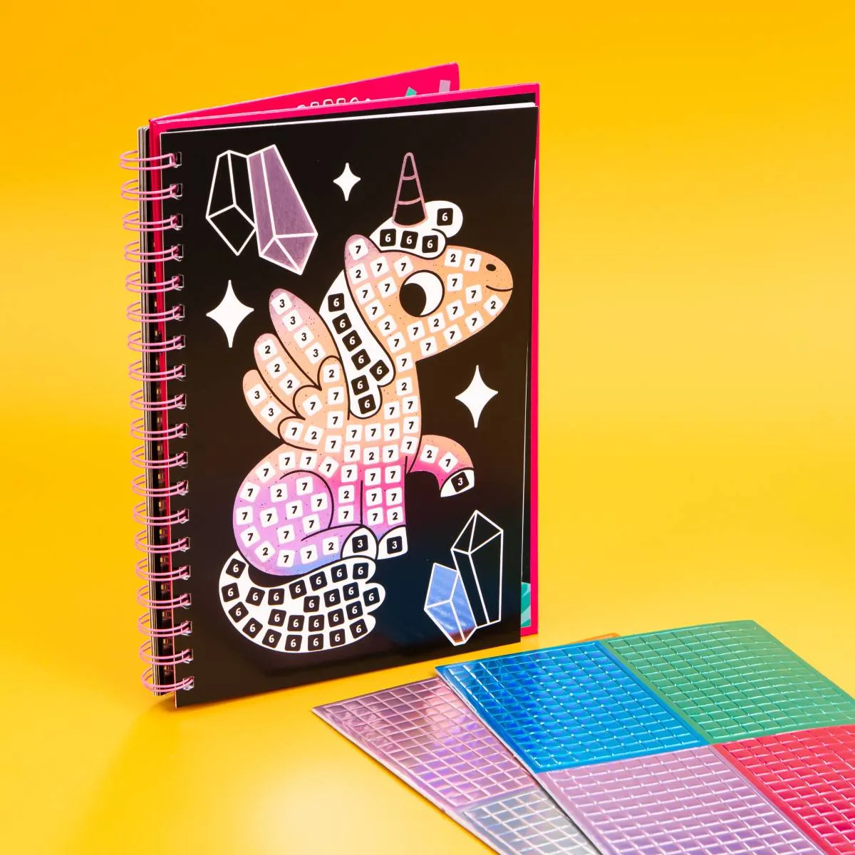 Shiny Mosaic Art Book: Unicorns
