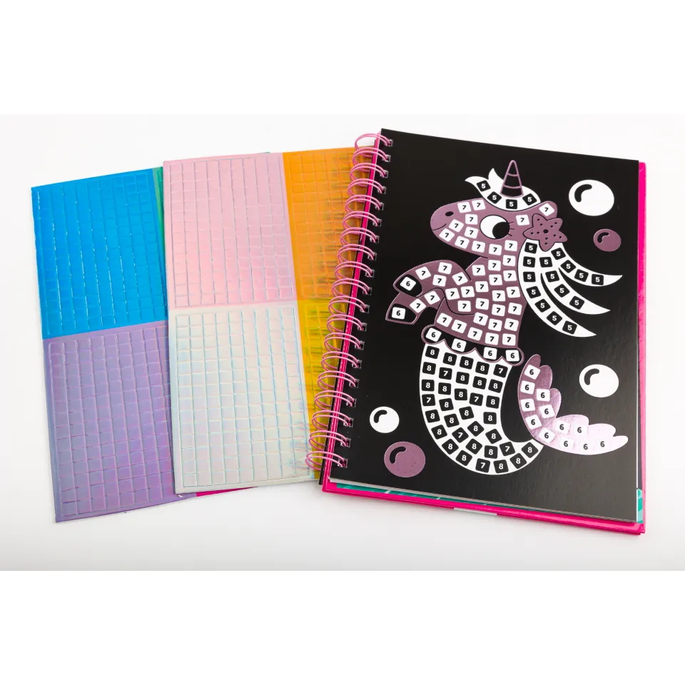 Shiny Mosaic Art Book: Unicorns