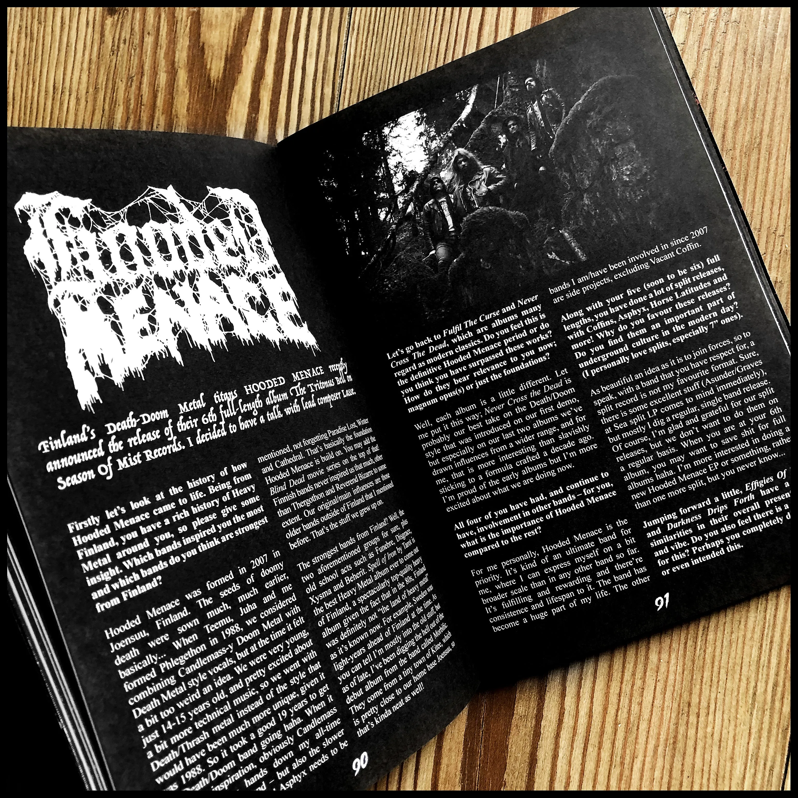 SHRIEKS FROM THE ABYSS Collection: Issues 1, 2 & 3 fanzine book [black/death/speed/war metal]